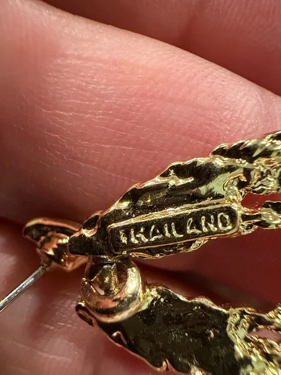 Gold-Tone Twisted Rope Multi-Hoop Drop Earrings - Women Jewelry - Picture 6 of 9